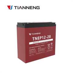 12V 28Ah AGM Lead Acid Battery Deep Cycle Long Life for Electric Scooters, Solar Systems, and Power Backup Tianneng
