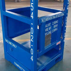 Offshore DNV 2.7-1 Bottle Rack 9 Bottles 6ft x 6ft x 8ft for Oil and Gas Industry China Singamas