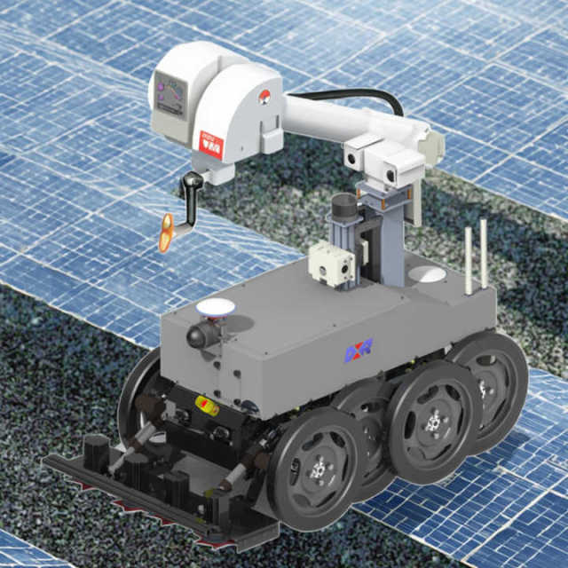 Autonomous Solar Panel Inspection Robot Anti-Sand High Temperature Resistance for Rooftop Desert PV Stations
