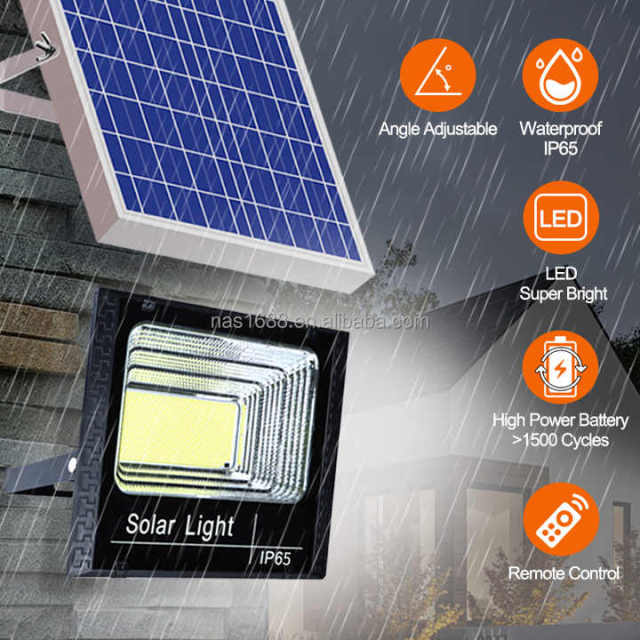 Solar Flood Light IP65 Waterproof 120° Beam Angle Outdoor Garden Road Lighting NAAISI