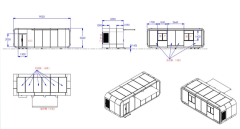 Customizable Zero Pollution Office Off-Grid Energy Storage System with 5-10KW Output Power and 12V 200Ah Battery for Commercial Use LANDTURL