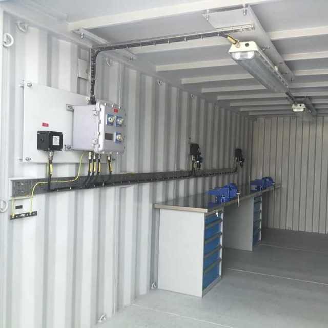 20ft DNV 2.7-1 Offshore Non-insulated Workshop Container for Safety Zone 1/2 with CE ATEX IECEX Certification Singamas