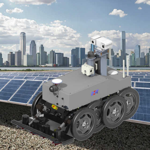 Autonomous Solar Panel Inspection Robot Anti-Sand High Temperature Resistance for Rooftop Desert PV Stations