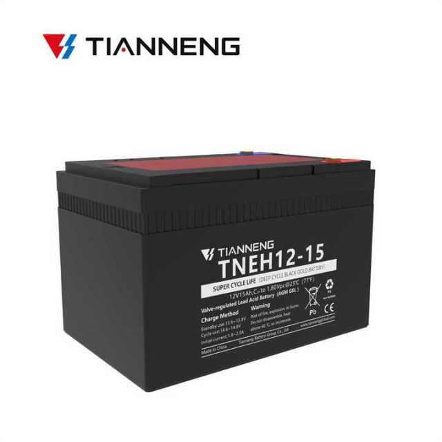 Lead Acid Battery 12V 15Ah Long Cycle Life for Electric Vehicles Tianneng