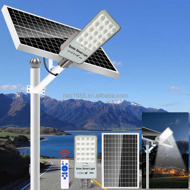 Integrated LED Solar Panel Bollard Street Light 300W 500W IP66 Waterproof Outdoor Landscape Road Garden Lighting NAS-NL