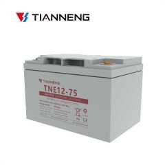Lead Acid Battery 12V 75Ah Deep Cycle Sealed AGM for Electric Vehicles and Renewable Energy Systems Tianneng