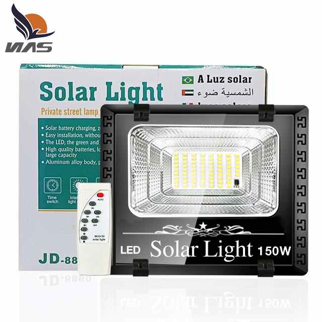 500W Waterproof Solar Flood Light with LED Reflector for Outdoor Security Lighting IP65 Rated NAAISI