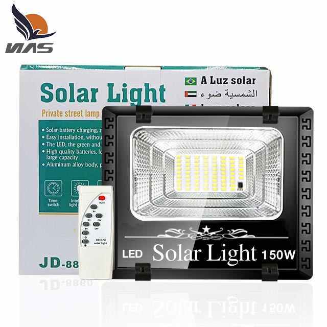 500W Waterproof Solar Flood Light with LED Reflector for Outdoor Security Lighting IP65 Rated NAAISI