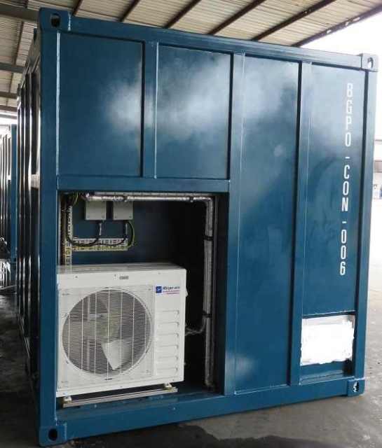 Offshore A60 Fire Rated E House DNV 2.7-1 Certified 20FT 40FT Workshop Container for Hazardous Environments Singamas