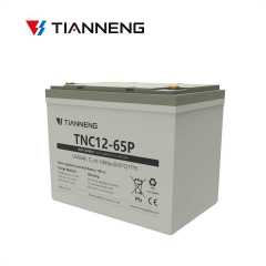 Tianneng TNC 12-65P UPS Battery 12V 65Ah Deep Cycle Sealed AGM for Solar Energy Storage Golf Carts Electric Wheelchairs Lighting Home Appliances