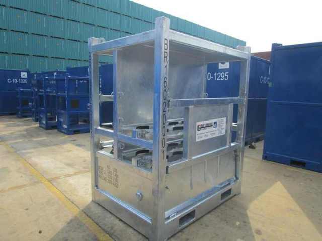 Offshore DNV 2.7-1 Bottle Rack 9 Bottles 6ft x 6ft x 8ft for Oil and Gas Industry China Singamas