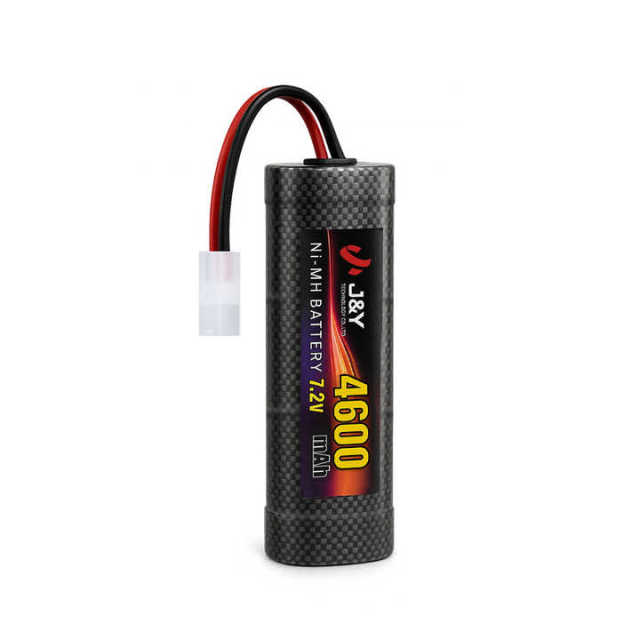 7.2V NiMH Battery Pack 4600mAh High Capacity Rechargeable for RC Cars Drift Buggies Home Appliances JIEYO