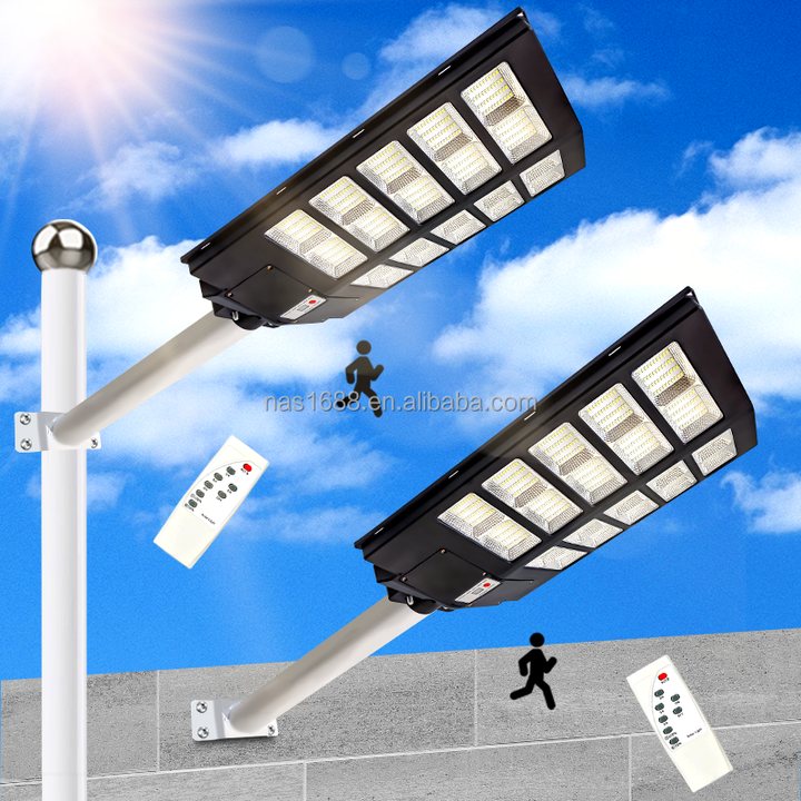 All-in-One Solar LED Street Light High Brightness IP65 Waterproof Die-Casting Split Outdoor Lighting for Road Courtyard NAAISI