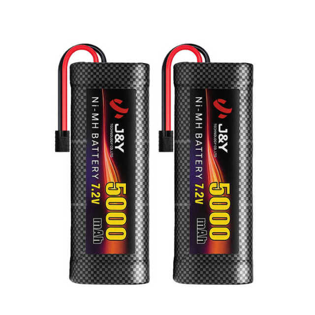 7.2V NiMH Battery Pack 4600mAh High Capacity Rechargeable for RC Cars Drift Buggies Home Appliances JIEYO