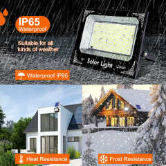 Outdoor Waterproof 300W 1000W Solar Flood Light IP68 ABS Garden Lighting 2-Year Warranty NAAISI
