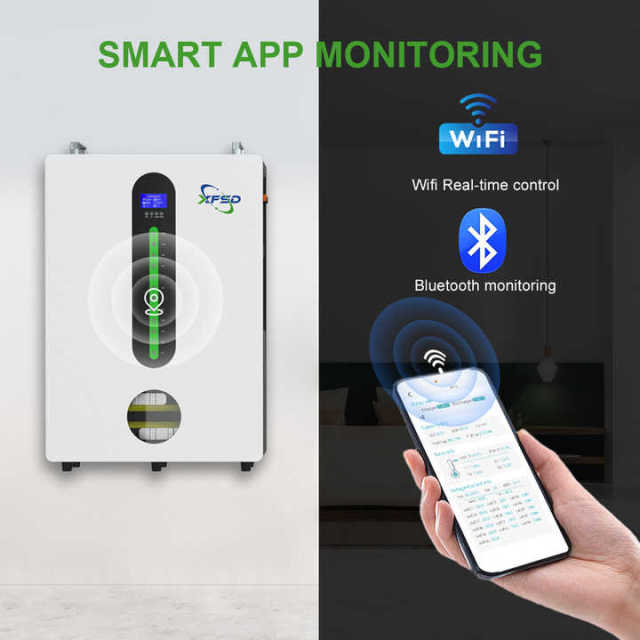 Wall Mount Lithium Battery 15kwh 10kwh 5kwh EU Stock Solar System 48v 51.2v 100ah 200ah 300ah Lifepo4 Battery Home With Wifi