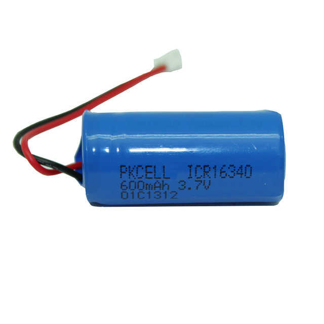 Rechargeable Li-ion Battery 3.7V ICR123A 700mAh High Cycle Life Power Tool Battery PKCELL