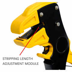 Adjusting Cable Lead Crimping Hand Tool Cutter Pliers Duckbill 2 in 1 Automatic Repair Wire Stripper Chrome Vanadium Steel Soft Grip Plastic WIRE STRIPPER DIY Industrial Fangbei