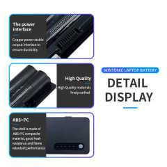 Laptop Li-ion Battery 6 Cells 5200mAh 10.8V Replacement for Dell XPS 14 15 17 L702x L502x L401X 312-1123 1127 453-10186 J70W7 JWPHF R795X WHXY3