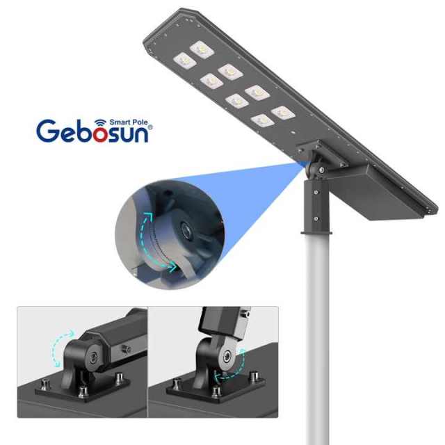 Aluminum Solar Street Light IP65 Waterproof High Power Outdoor Lighting for Parking Lot Street BOSUN