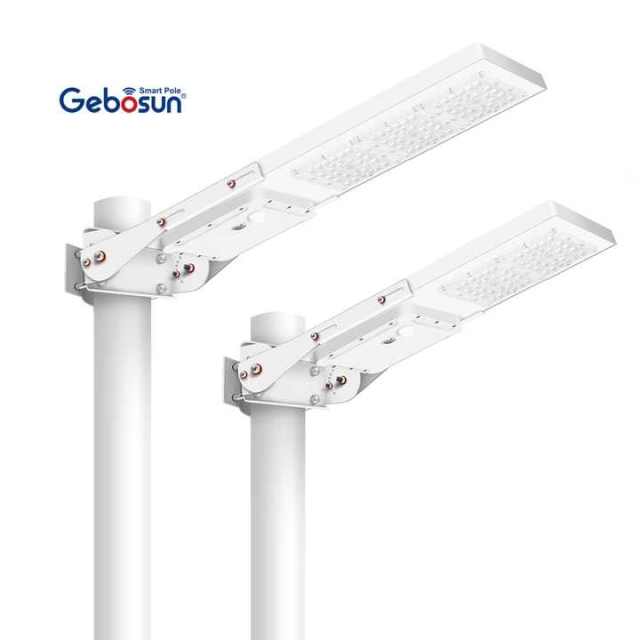 Solar Street Light All-in-One Waterproof IP65 Outdoor Parking Lot Lighting 3000K-6000K LED Aluminum Gebosun