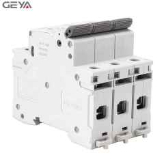 GEYA DC MCB Circuit Breaker 1P 2P 3P 4P Miniature 16A 25A 63A 4.5kA for Solar PV Systems 1000VDC