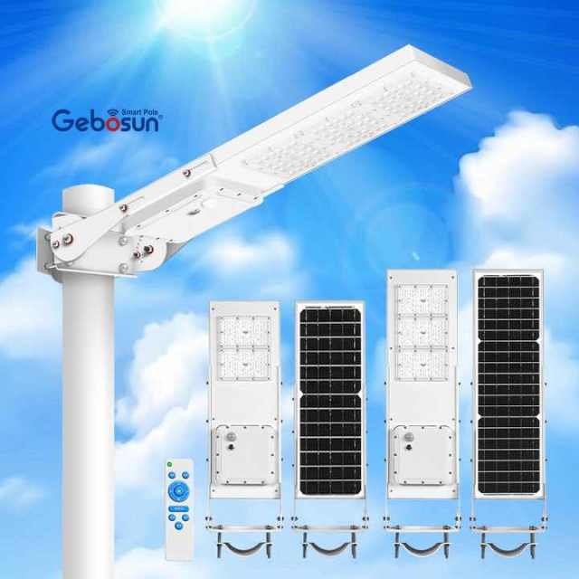 Integrated Solar Street Light All-in-One LED Highway Road Lighting IP65 Waterproof 3000K-6000K Color Temperature