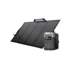 EcoFlow DELTA 2 220W Portable Solar Panel with Remote Control for Expandable Capacity Outdoor Power Solutions