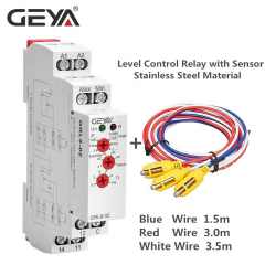 Water Pump Timer GRL8-01 Liquid Level Control System Automatic Relay for AC/DC 24V-240V Applications GEYA