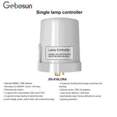 Solar Smart LED Street Light with RS485 6000K Daylight Alert IP65 Waterproof Smart Road Lighting Solution Gebosun