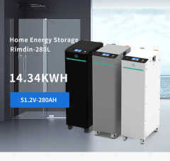 EU Stock Pre-assembled RIMDIN V4 Seplos 51.2V 280Ah 14.3KWh LiFePO4 ESS Solar Battery with Active Balancer for Hybrid Grid and Off-Grid Energy Storage Systems Seplos