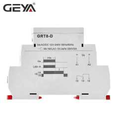 GEYA GRT8-D AC/DC 12-240V 16A Time Delay Off Relay for Emergency Systems Timer Control GEYA OEM ODM