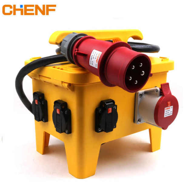 Outdoor IP65 Portable Power Distribution Board Box ABS Waterproof Material for Outdoor Power Equipment CHENF