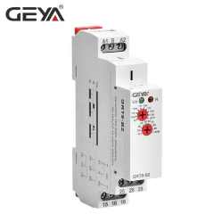 GEYA GRT8-A/B Timer On Off Delay Relay 1SPDT DIN Rail Time Relay 16A Single Function AC/DC 12V-240V for Industrial Automation and Energy Systems GEYA OEM ODM