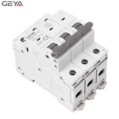 GEYA DC MCB Circuit Breaker 1P 2P 3P 4P Miniature 16A 25A 63A 4.5kA for Solar PV Systems 1000VDC