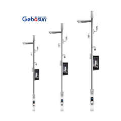 GEBOSUN IP67 Outdoor 180W IoT Smart Solar WiFi City Sensors Street Light Pole for Road Garden Lighting