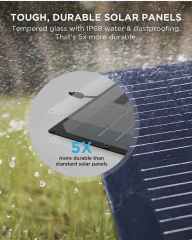 EcoFlow DELTA 2 220W Portable Solar Panel with Remote Control for Expandable Capacity Outdoor Power Solutions