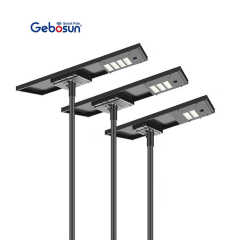 High Watt Aluminum Solar Roadway Lights Outdoor Solar Lamp IP65 Waterproof Solar Panel Street Light With Remote Control Gebosun