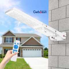 Solar Street Light All-in-One Waterproof IP65 Outdoor Parking Lot Lighting 3000K-6000K LED Aluminum Gebosun