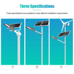 Solar Street Lamp IP65 Waterproof 30W 6000K Road Lighting Dark Grey LED Aluminum Split System