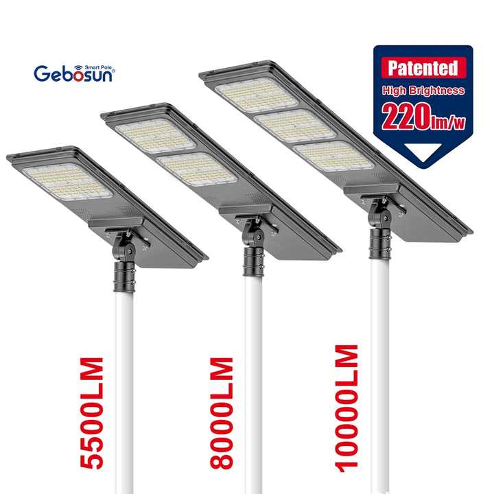 Solar Square Pathway Street Light High Quality Aluminum IP65 Waterproof Long Life-span Outdoor Lighting for Pathway Gebosun