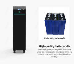 EU Stock Pre-assembled RIMDIN V4 Seplos 51.2V 280Ah 14.3KWh LiFePO4 ESS Solar Battery with Active Balancer for Hybrid Grid and Off-Grid Energy Storage Systems Seplos