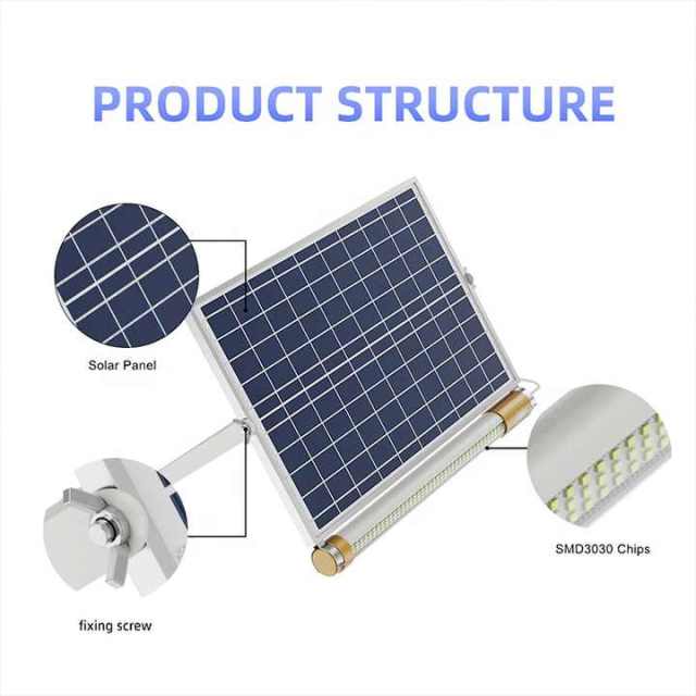 Solar Panel LED Linear Lamp IP67 Waterproof 100W-500W Outdoor Garden Lighting GuangDu
