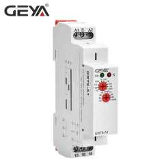 GEYA GRT8-A/B Timer On Off Delay Relay 1SPDT DIN Rail Time Relay 16A Single Function AC/DC 12V-240V for Industrial Automation and Energy Systems GEYA OEM ODM