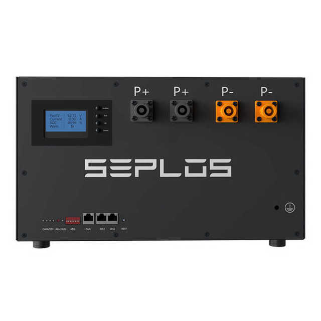 Seplos 48V 210Ah 10kWh Sodium-ion Battery Pack Off-grid Energy Storage System for Household Applications