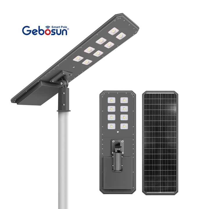 Aluminum Solar Street Light IP65 Waterproof High Power Outdoor Lighting for Parking Lot Street BOSUN