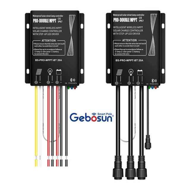 Solar Charge Controller MPPT 20A Waterproof for LED Solar Lights Gebosun