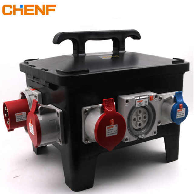 Outdoor IP65 Portable Power Distribution Board Box ABS Waterproof Material for Outdoor Power Equipment CHENF