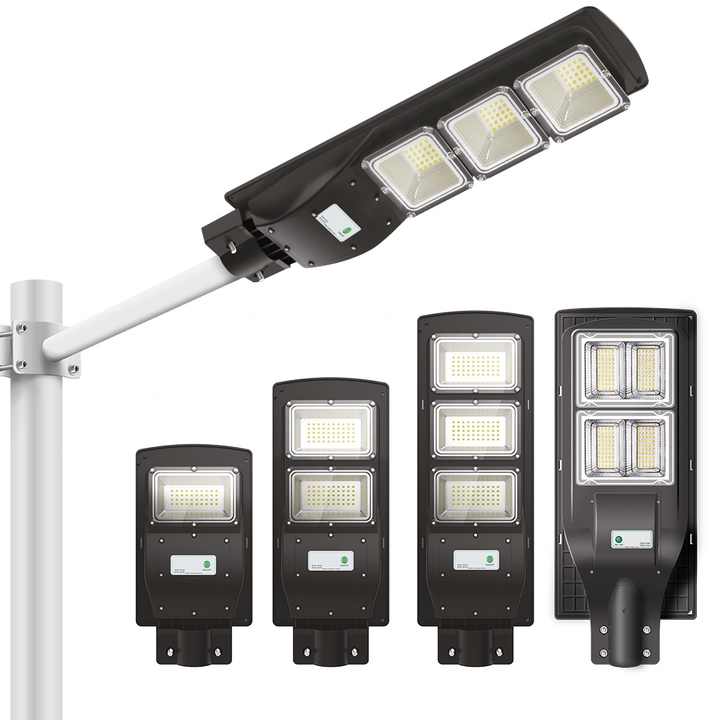 Industrial MPPT Solar Charger Controller 50W 60W 80W High Lumen SMD Smart Integrated LED Solar Panel Street Light for Road Lighting GEBOSUN