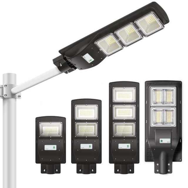 Industrial MPPT Solar Charger Controller 50W 60W 80W High Lumen SMD Smart Integrated LED Solar Panel Street Light for Road Lighting GEBOSUN
